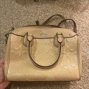 Coach Tan Leather Handbag